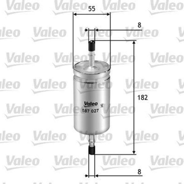 Palivový filtr VALEO 587027