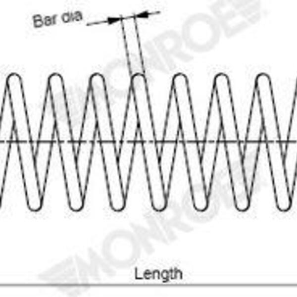 Pružina podvozku MONROE SP4440