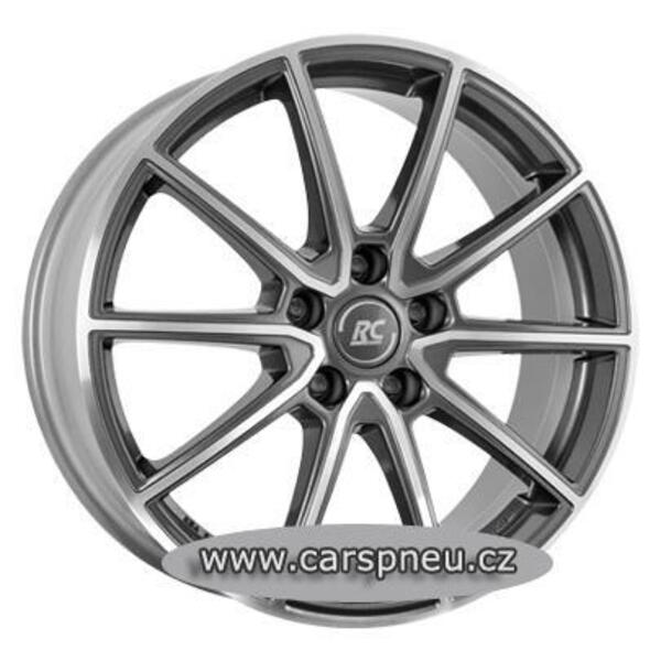 RC DESIGN RC32 grey poliert - 6,5x16, 5x112, ET43 /Brock/ (325151)