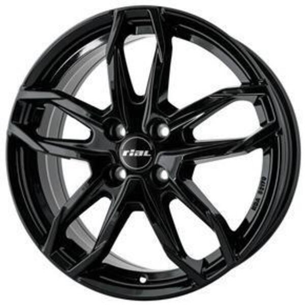 Rial Lucca black lackiert - 6,5x17, 4x108, ET32 (LUC65732CP12-6)