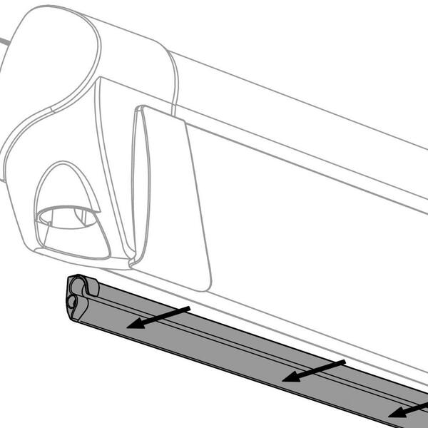 Thule Montážní profil pro stan QuickFit a EasyLink antracit