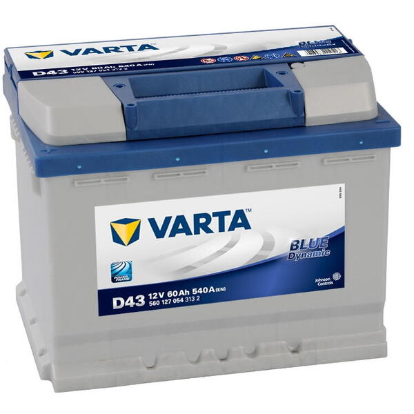 VARTA - Clarios Czech spol. s r.o. Varta Blue Dynamic 60AH 540A, 560127, D43 - Levá