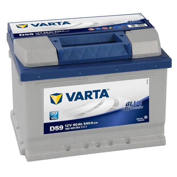 VARTA - Clarios Czech spol. s r.o. Varta Blue Dynamic 60AH 540A, 560409, D59