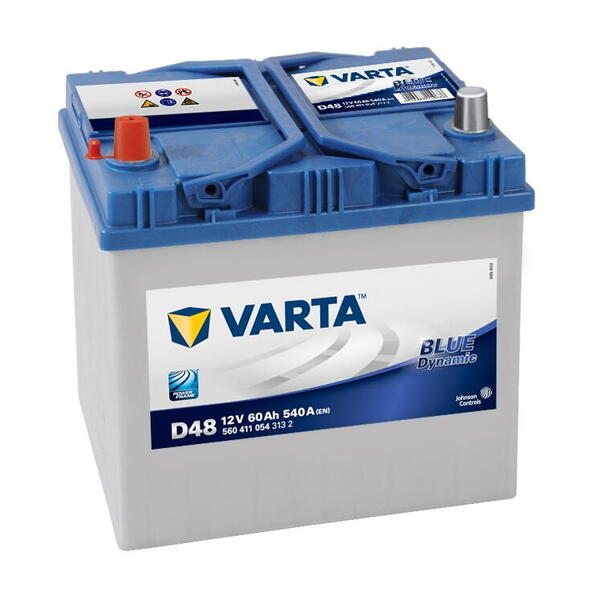 VARTA - Clarios Czech spol. s r.o. Varta Blue Dynamic 60AH 540A,560411, D48 - Levá