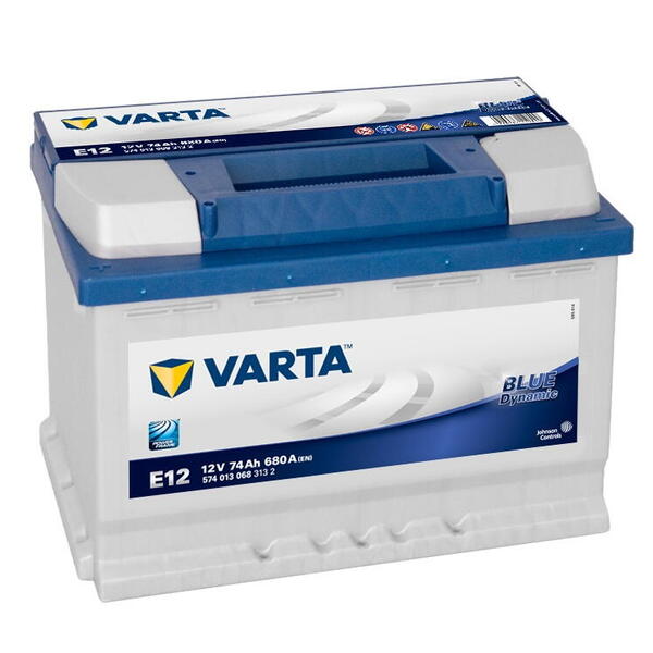 VARTA - Clarios Czech spol. s r.o. Varta Blue Dynamic 74AH 680A , 574013, E12- levá