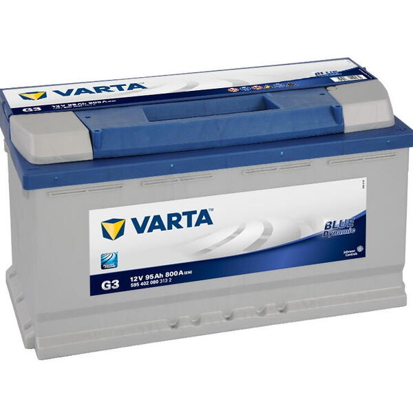 VARTA - Clarios Czech spol. s r.o. Varta Blue Dynamic 95AH 800A, 595402, G3