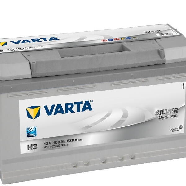 VARTA - Clarios Czech spol. s r.o. Varta Silver Dynamic 100AH 830A,600402, H3