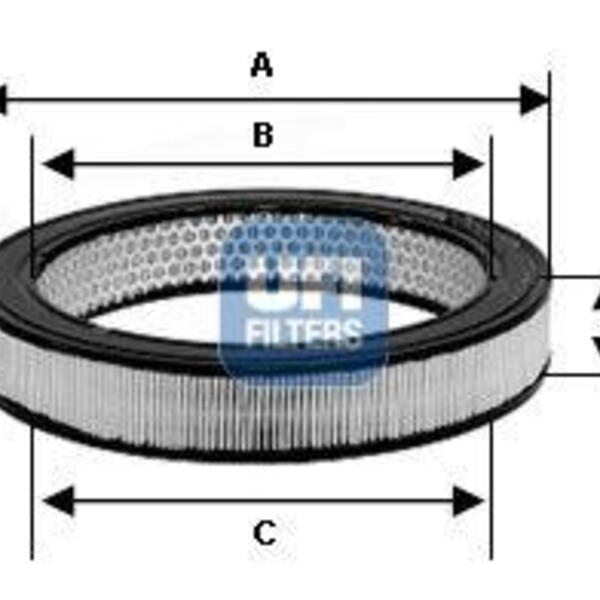 Vzduchový filtr UFI 30.803.00