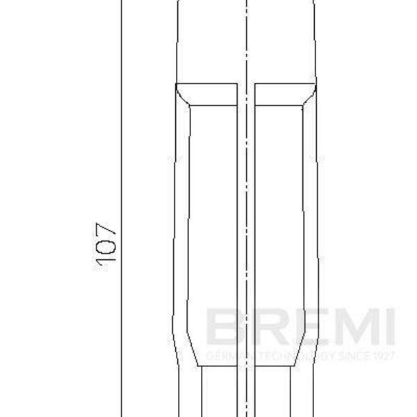 Zástrčka, zapalovací svíčka BREMI 13343/2-BREMI